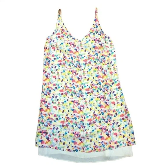 Meadow Floral Water Color Slip Dress by CAbi - Picture 4 of 16